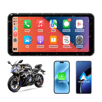 Top Navi 5 secondes démarrage rapide avant arrière double 2K 1440P HD moteur dashcam 6.25 pouces moto carplay fabricants ipx7