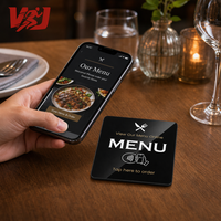Carte NFC Google Review, Plaque de révision Google NFC, Étiquettes en acrylique, Autocollant de carte Google avec NFC Ntag213 pour l'avance-vue du menu