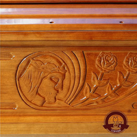 SDD Tmallwood Ataúd con Relieve Personalizable Estilo Europeo, Tamaño Personalizado, Origen Shandong