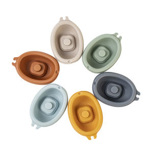 Neue Vinyl Bad Tiers pielzeug für Kinder Stapelbare Badezimmer Boot Spielzeug für Kinder Tier puppe Bad Spielzeug Hot Selling - Product Image 4