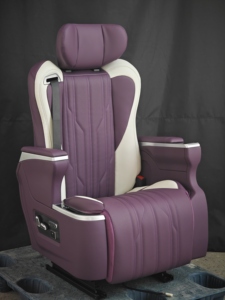 Siège de voiture électrique de luxe VIP inclinable et <span class=keywords><strong>pivotant</strong></span> avec massage chauffant, en promotion directe usine, pour Toyota Coaster Hiace - Product Image 2