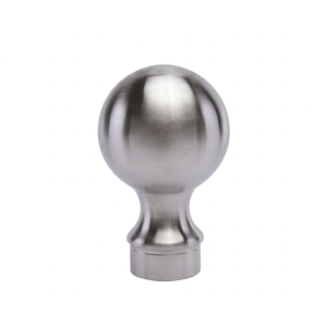 ฝาครอบปลายราวบันไดสแตนเลส ดีไซน์ทันสมัย ป้องกันสนิม ติดตั้งด้านบน - Product Image 1