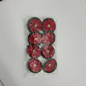 2022 nuovo stagno verde viola colorato loto artificiale galleggiante ninfea <span class=keywords><strong>fiori</strong></span> di plastica per stagno - Product Image 6