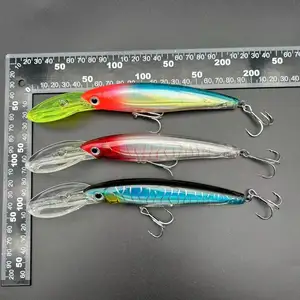 Top Right M131 140mm 47g traina Deep Sinking Minnow per tonno Pesca Jerkbait Pesca affondamento traina Hard Bait