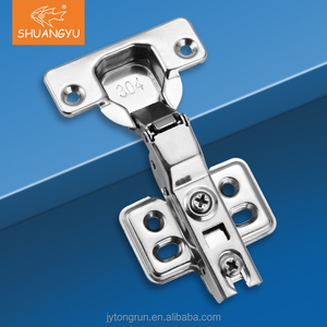 Hydraulic 110 Degree Soft Close Stainless Steel Cabinet <strong>Hinge</strong> Clip-On Furniture for Kitchen School Hospital Bedroom Clip-On - Product Image 2