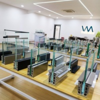 Système de balustrade en verre sans cadre avec profilé en U en aluminium pour balcon, terrasse, escalier, balustrade en verre trempé
