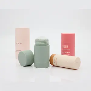 Embalaje cosmético de plástico 30g/50g/75g giro desodorante tubo/botella de palo contenedores vacíos para Personal y el cuidado de la piel