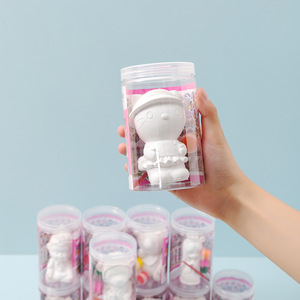 Kit de pintura de muñecas de yeso de 10cm, coloreado creativo DIY para niños de 3 a 6 años, juguetes de dibujo unisex - Product Image 3