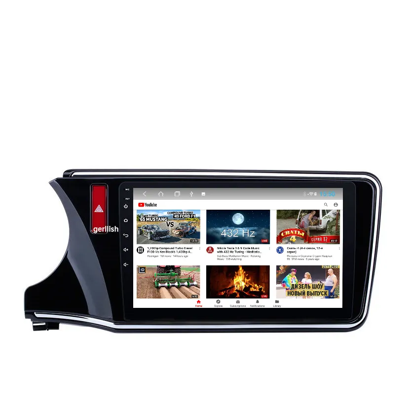 Ips Scherm Auto Dvd Multimedia Speler Voor Honda Stad 2014 2015 2016 Android Auto Stereo Gps Navigatie