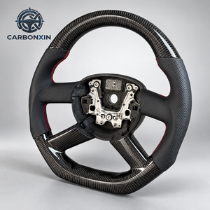 Volant en cuir en fibre de carbone forgé avec LED pour Chrysler 300 300S C 2013 2015 2012 2014 2021 2022 2016 2006 2007 - Product Image 3
