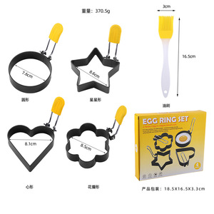 Cool News Factory Stainless Steel Egg Ring with 430 Non-Stick Coating Dishwasher & Oven Safe Sustainable for Round Omelette Mold - Product Image 3