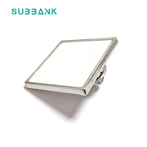Subbank atacado crachá de sublimação em branco <span class=keywords><strong>DIY</strong></span> broche quadrado para impressão crachás de sublimação - Product Image 5