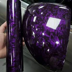 Hochwertige PVC Auto-Vinylfolie Rolle 1,52*18M Carbon-Faser-Vinylfolie für Fahrzeugkarosserie - Product Image 3