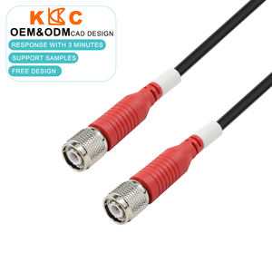 Câble coaxial standard BNC mâle-mâle droit pour équipement vidéo SDI, caméras de sécurité CCTV, moniteurs DVR, câble de raccordement vidéo - Product Image 1