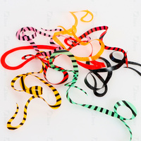 Tolure – Accessoires de pêche en silicone en forme de S pour la vente en gros, jupes de leurre en silicone, leurres en caoutchouc pour jigging