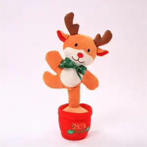 Cute fashion Deer Santa Claus Snowman Children Stuffed Decoration Reindeer Doll Christmas Animal Plush Toy