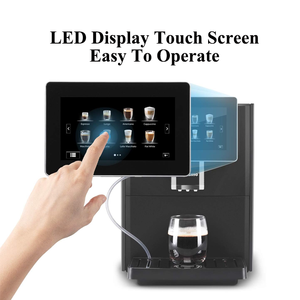 Preparazione americana Cappuccino Latte Macchiato piatto Espresso bianco completamente automatico macchine da caffè Espresso con LED Touch Screen - Product Image 2