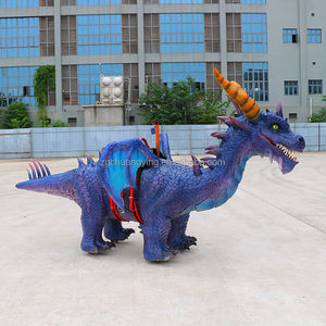 Animales Eléctricos para Niños, Montables, con Batería, Dragón Realista que Camina, Animatrónico - Product Image 2