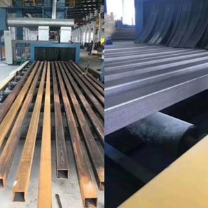 Direktverkauf ab Werk Industrielle Manuelle Reinigung Metallrost-Entfernungsanlage Sandstrahlkabine Trockensandstrahlmaschine - Product Image 2