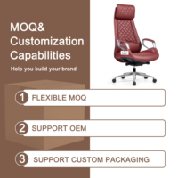 Chaise de direction à dossier haut certifiée BIFMA, chaise ergonomique pour PDG, mobilier de bureau haut de gamme pour cadres