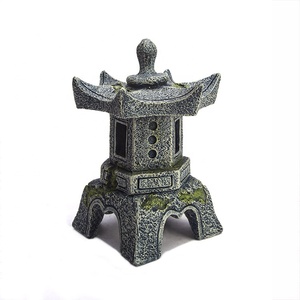 Groothandel Visaquarium Landschapsarchitectuur Ornamenten Hars Toren <span class=keywords><strong>Aquarium</strong></span> Decor - Product Image 3