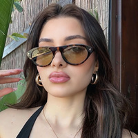 Nouvelles Lunettes de Soleil Vintage Personnalisées avec Logo OEM, Monture Designer, pour Hommes et Femmes, Vente en Gros, Tendance et Populaires