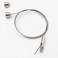Accessoires d'éclairage personnalisés Oem Offre Spéciale pince de câble à crochet réglable en laiton pour kit de suspension de câble