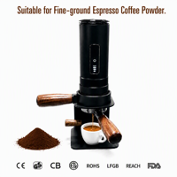 SUPER 58 Machine à expresso électrique portable rechargeable, 19 bars de pression, pour le camping, les voyages, la maison, le bureau