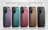 CaseMe 2025 Vente à Chaud pour Samsung A16 A15 A14 A13 A12 A11 Étui en Cuir de Luxe Portefeuille Mobile Porte-Cartes pour Samsung A16