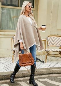 HH HOFNEN, venta al por mayor, moda, Color sólido, diseño de otoño e invierno, chal de Cachemira con sentido, capa monocromática, capa lisa - Product Image 5