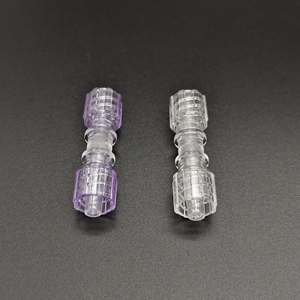 I T Y en forme de <span class=keywords><strong>Type</strong></span> deux té à quatre voies <span class=keywords><strong>Double</strong></span> rotatif mâle Luer à connecteur de verrouillage femelle Tube de tuyau en - Product Image 1