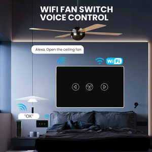 Smart Wifi Ceiling Fan Switch With App Control Timer Stepless Speed Tuya Smart Life Alexa Google Assistant Compatible - Product Image 3