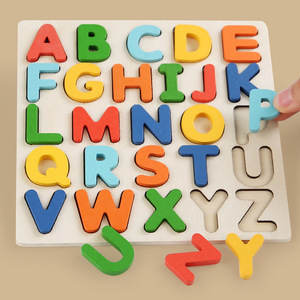Giocattolo Educativo Montessori in Legno per Bambini, Puzzle Fai-da-Te con Alfabeto, Numeri e Forme per Bambini di 2-4 e 5-7 Anni - Product Image 6