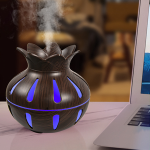 New sen 330ml xách tay mini độ ẩm Vase diffusers rỗng siêu âm độ ẩm 7 <span class=keywords><strong>Led</strong></span> Màu sắc ánh sáng xe độ ẩm - Product Image 2