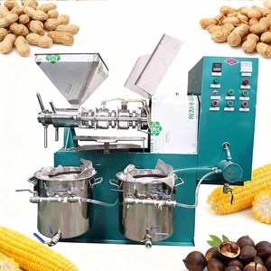 Yağ baskı makinesi mısır otomatik yağ basın ekipmanları kolza tohumu kombine hint yağı soğuk preslenmiş organik yeni - Product Image 1