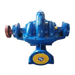 Pompe à eau industrielle horizontale à double aspiration, à corps divisé, à haut débit, monophasée - Product Image 3