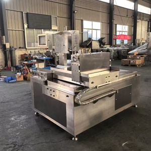 Sierra de cinta industrial eléctrica totalmente automática para cortar carne, hielo y huesos con doble corte - Product Image 3