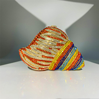 OC4292 Sacs à main en cristal de strass en forme de coquille, nouvelle collection 2026, sacs de soirée pour femmes