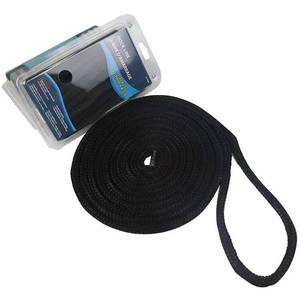 Factory 1/2 Inch 3 Strand Polyester Black Blue Marine Cable Pulling Rope Parts & Accessories - Product Image 2