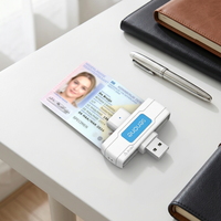 Lecteur-graveur de carte mémoire USB haute vitesse pour ordinateur portable, tablette, avec fentes SD, SDHC, TF, MMC et pour cartes à puce