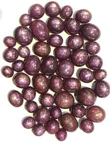 Bán buôn 100% tự nhiên Sao <span class=keywords><strong>Ruby</strong></span> Cabochon Red Loose đá quý đối với trang sức làm hình bầu dục cắt trong giá bán buôn - Product Image 2