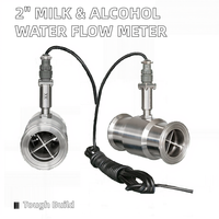Medidor de Flujo de Líquidos de Acero Inoxidable de 2 Pulgadas para Leche, Alcohol y Combustible Diésel con Salida de Pulso de 4-20mA, Personalizable OEM