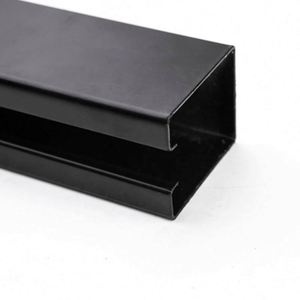 WEKIS Kit de Riel para Puerta Corredera de Acero Negro de 6.6 Pies, Resistente, Deslizamiento Suave y Silencioso, Diseño Moderno, Montaje en Pared/Techo - Product Image 2