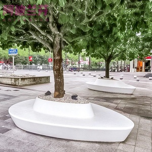 GRC Outdoor <b>Leisure</b> Seat & Fiberglass Stool for School Park Customized Guangdong Province - Product Image 6