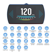 Último P12s OBD HUD Velocímetro ODO Meter 3 en 1 HUD Head up Display Auto Meter