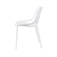 Chaise empilable moderne en polypropylène coloré de style nordique pour la maison, la salle à manger, l'extérieur, le bar, la salle de sport, le bureau