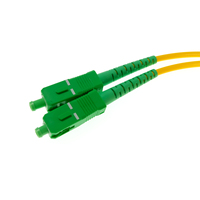 Kotak ABS SCUPC dengan Mode tunggal optik 1x2 PLC modul pembagi serat PLC pemisah untuk FTTH kompatibel dengan jaringan WiFi 4G