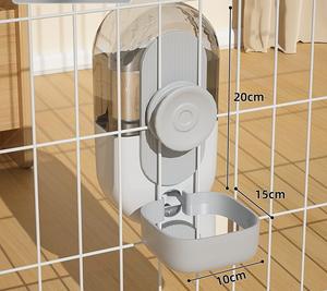 Vente en gros de cages suspendues, distributeur automatique d'eau par gravité <span class=keywords><strong>pour</strong></span> aliments et animaux domestiques, distributeur d'eau <span class=keywords><strong>pour</strong></span> chiens et chats - Product Image 4