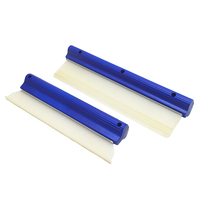 Lame d'eau de raclette de fenêtre en silicone en plastique bleu d'opération simple pour la voiture et le verre