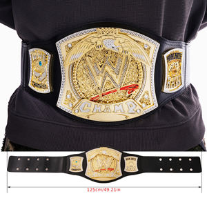 เข็มขัดหนังนักมวยปล้ำมวยไทยแบบกำหนดเองโลโก้ได้ - Product Image 4